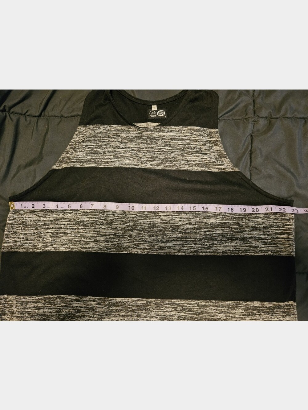 Cheap Monday Randi Tank Black & Grey Racerback – Size S - Picture 7 of 8
